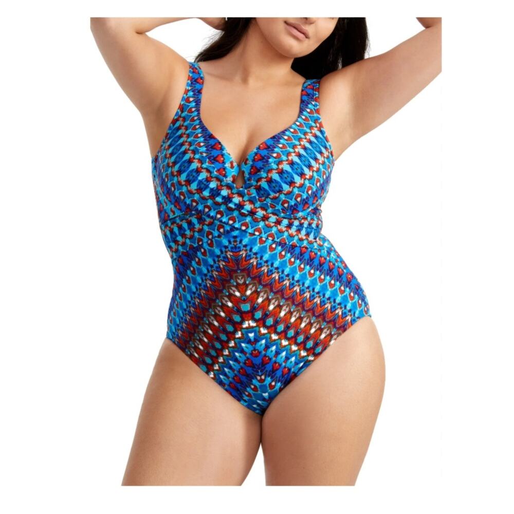 New tummy control miraclesuit one piece swimsuit size 16